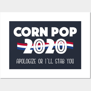 Corn Pop 2020 Joe Biden Joke Campaign Posters and Art